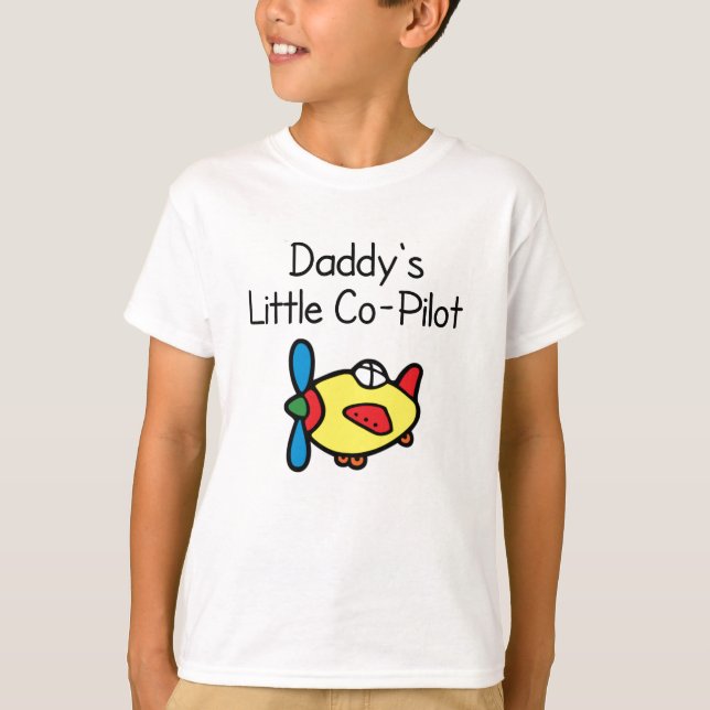 Lite Co-pilot- pappor Tee (Framsida)