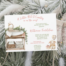 Lite Country Winter Boho Babyflicka Shower