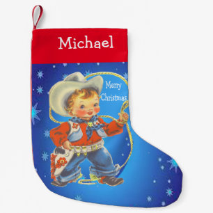 Lite Cowboy med repgod jul Liten Julstrumpa