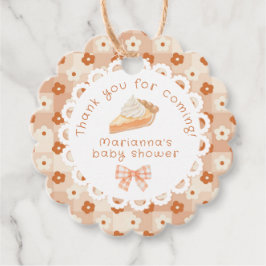 Lite cutit Paj Babydusch Tack Gåvor Etiketter