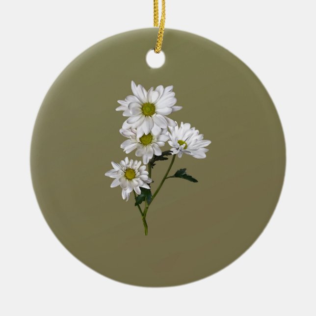 Lite Daisy Tittar upp Julgransprydnad Keramik (Framsidan)