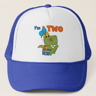 Lite Dino 2nd födelsedagTshirts och gåvor Truckerkeps