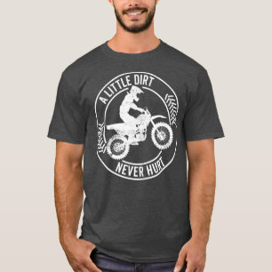 Lite Dirt Ontr aldrig motocross Motorcycle Dirt T Shirt
