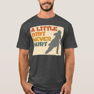 Lite Dirt Ontr aldrig motorcykliska Biker i Motocr T Shirt