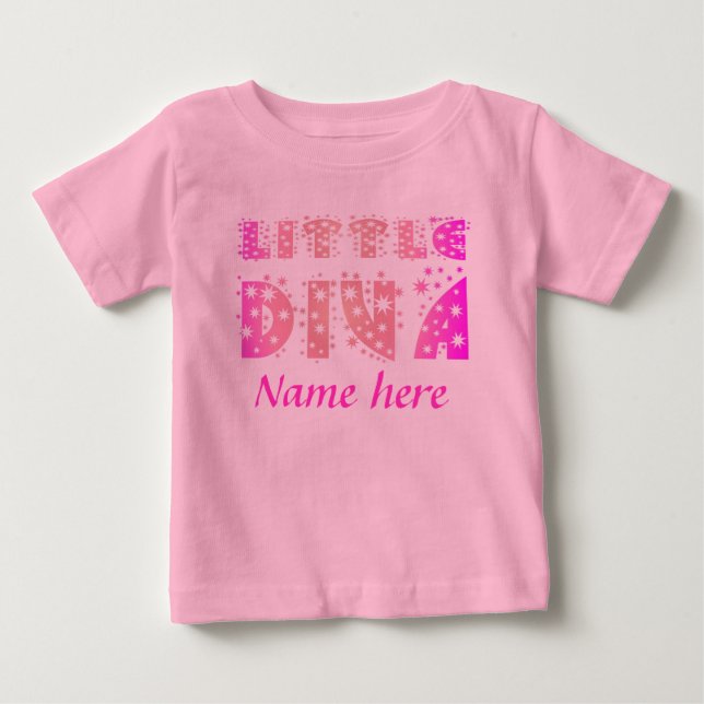 Lite Diva (1), namnger här Tee Shirt (Framsida)