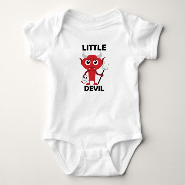 Lite djävulen -  för babyJersey Bodysuit Tee (Framsida)