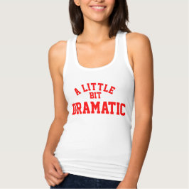 Lite Dramatic Slim Fit Racerback-Tanktop Linne Med Racerback