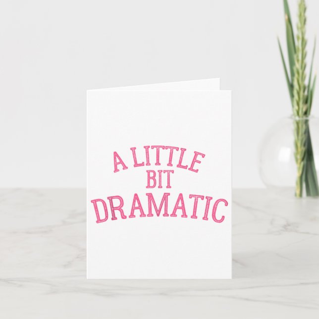 Lite Dramatiskt  Kort (Framsida)