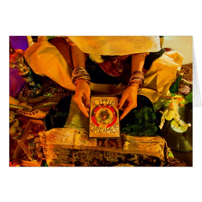 Lite drömmareanimeringen - boksläp hälsningskort (Framsidan Horizontal)