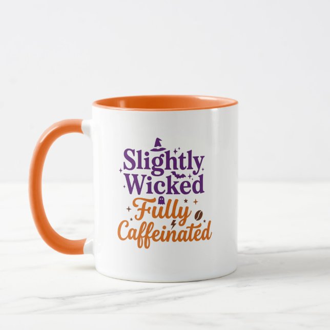 Lite elak, helt kaffedriven mugg (Vänster)