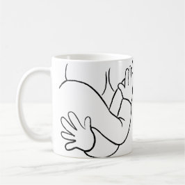 Lite Empathy Classic, vitt kaffe mugg