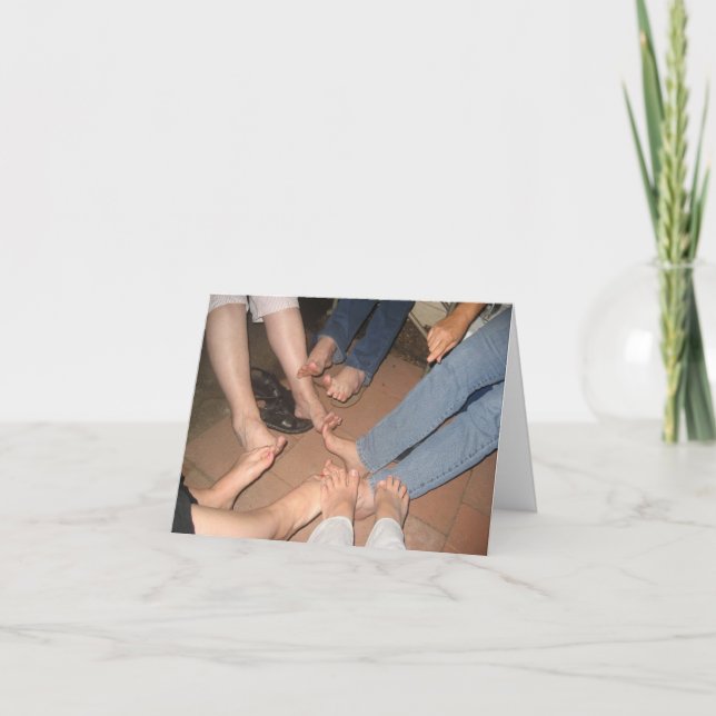 Lite en påminnelse: Det är tid för din pedicure. Kort (Framsida)