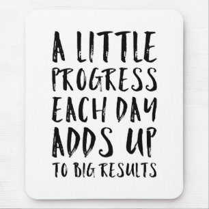 Lite ett Motivational citationstecken för framste Musmatta