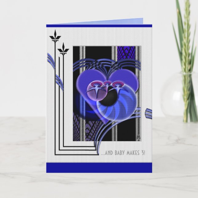 Lite familj (nyfödd bebiskortet) kort (Framsida)