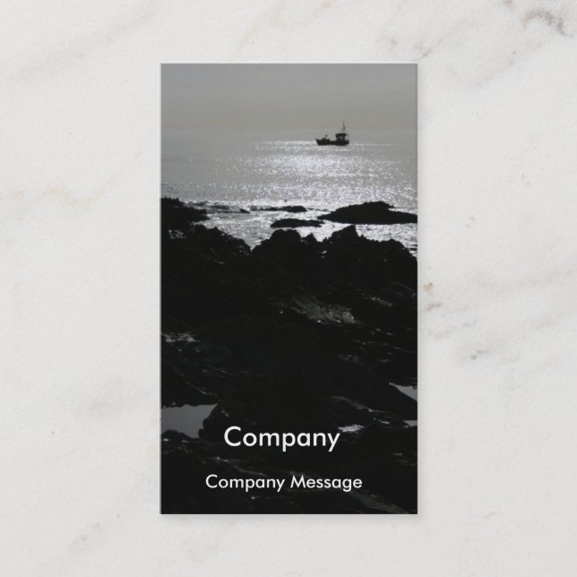 Lite fartyg visitkort (Framsida)