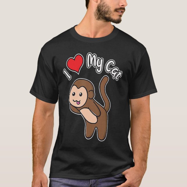 Lite fel Jag älskar min katt  Kattunge Katt T Shirt (Framsida)