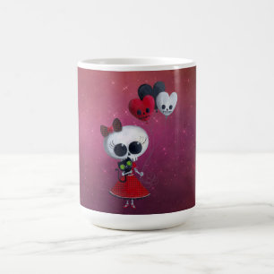 Lite flicka för Fröcken dödvalentin Kaffemugg