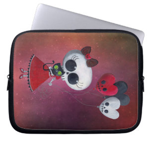 Lite flicka för Fröcken dödvalentin Laptop Sleeve