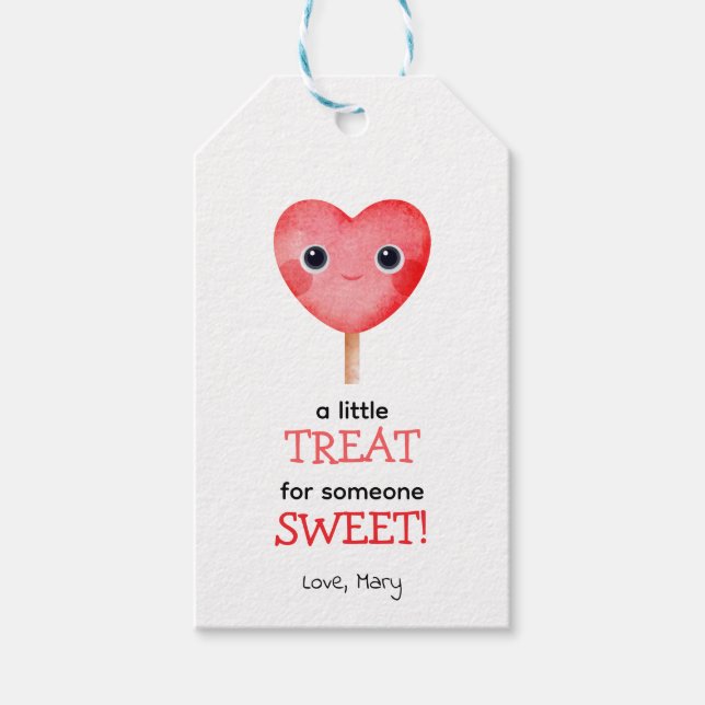 Lite för att behandla nån hjärtans hjärtkärna presentetikett (Framsidan)