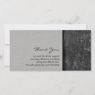 Lite för barnteckning för ängel 1 tack för sympati