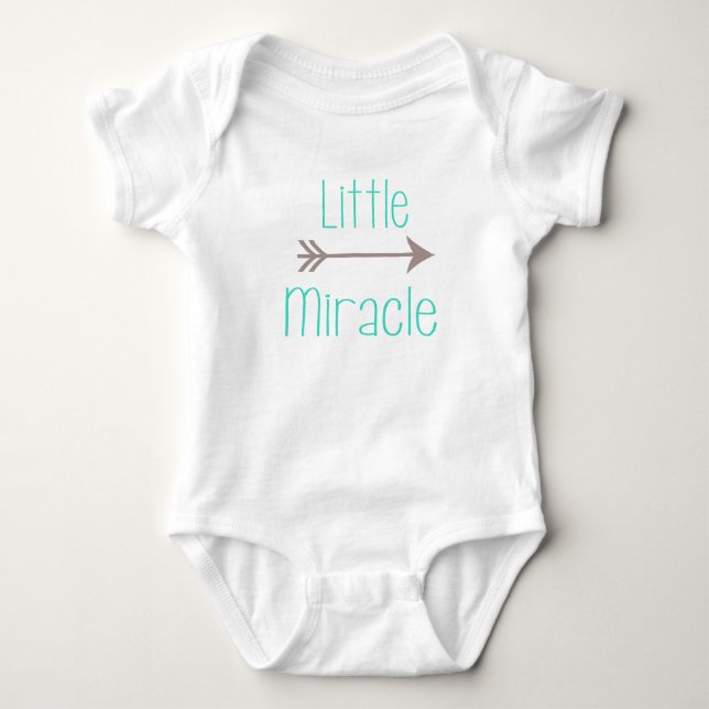 Lite förkroppsligar mirakelbabyen kostymen t-shirt (Framsida)