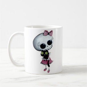 Lite Fröcken död - Halloween skönhet Kaffemugg