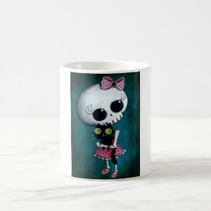 Lite Fröcken död - Halloween skönhet Kaffemugg