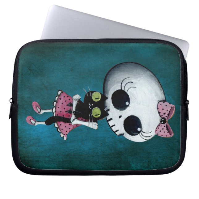Lite Fröcken död - Halloween skönhet Laptop Fodral (Framsidan)