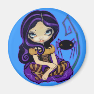 "Lite Fröcken Muffet" magnet