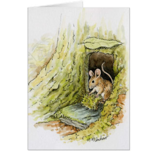 Lite Fröcken mus Hälsningskort