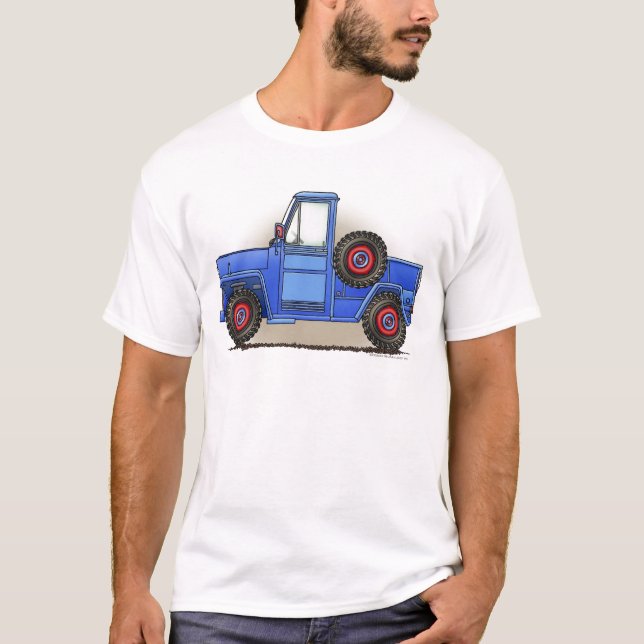 Lite fyra rullar den pickupa lastbilen t shirt (Framsida)