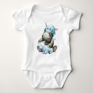Lite G babynoshörningspädbarn Onsie Tee Shirt