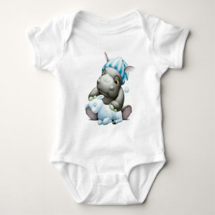 Lite G babynoshörningspädbarn Onsie Tröja