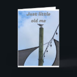 LITE GAMLA MIG ÖNSKEMÅL LITTLE GLÖMDE DIG GRATTIS  KORT<br><div class="desc">TACK FÖR ATT STOPPA AV ETT AV MINA ÅTTA LAGER!!!!!!</div>