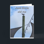 LITE GAMLA MIG ÖNSKEMÅL LITTLE GLÖMDE DIG GRATTIS  KORT<br><div class="desc">TACK FÖR ATT STOPPA AV ETT AV MINA ÅTTA LAGER!!!!!!</div>