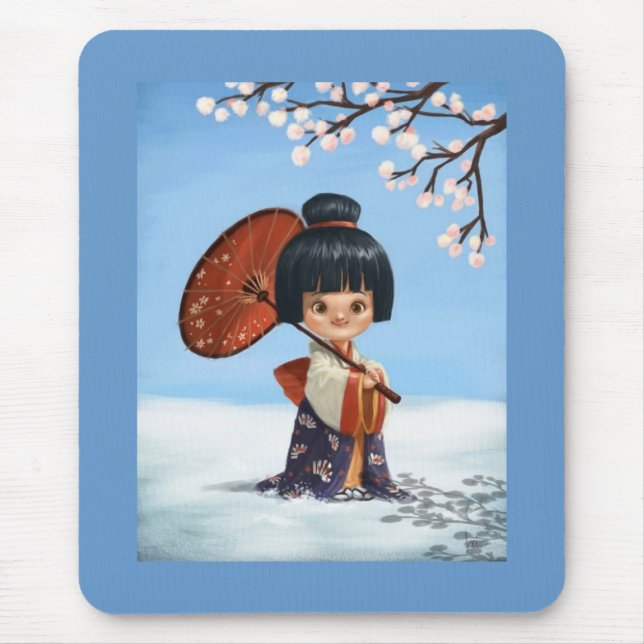 Lite Geisha Mousepad Musmatta (Framsidan)