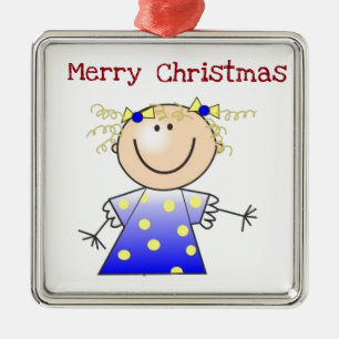 ***LITE GIRL'S*** CHRISTMAS ORNATION JULGRANSPRYDNAD METALL