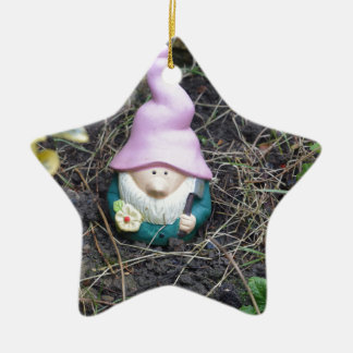 Lite Gnome Julgransprydnad Keramik