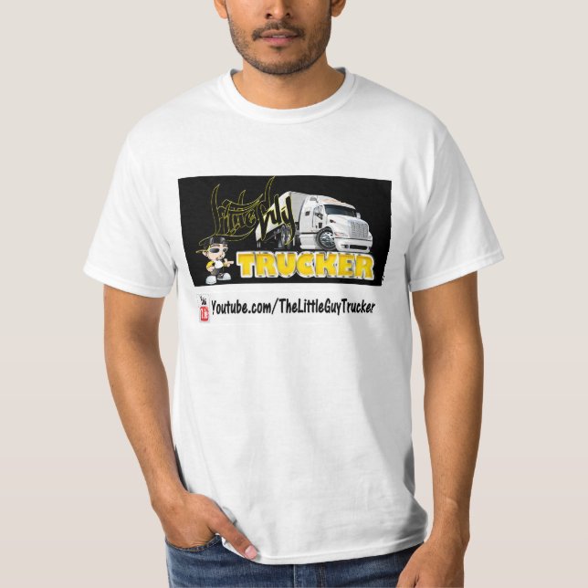 Lite grabblastbilsförareT-tröja T Shirt (Framsida)
