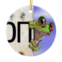 Lite grön trädgroda