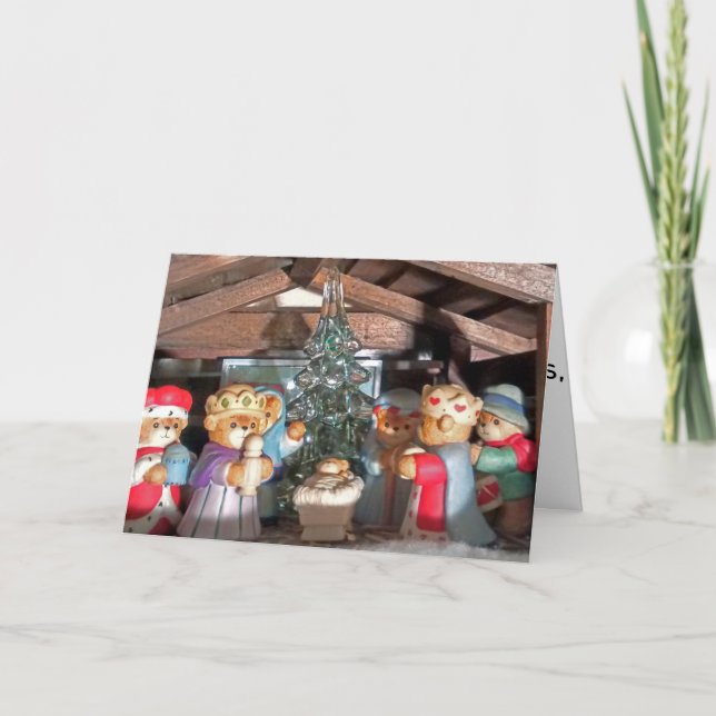 Lite handelsresandepojkejulkort helgkort (Framsida)