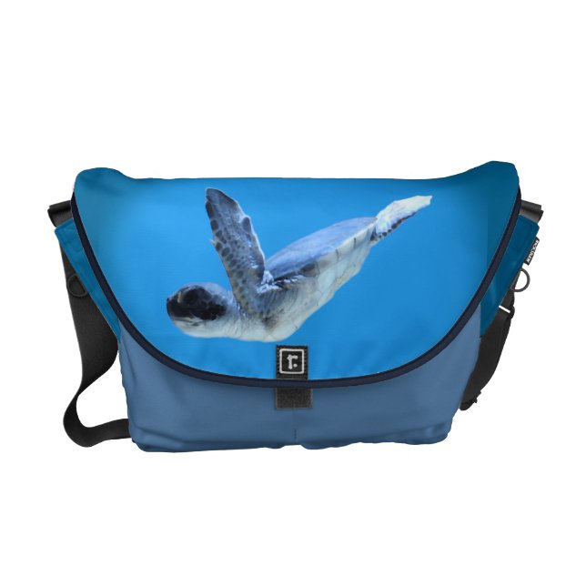 Lite havssköldpaddamessenger bag messenger bag (Framsidan)