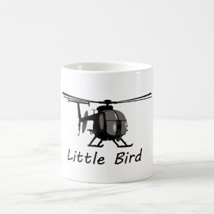 Lite helikopter för fågel MH-6 Kaffemugg