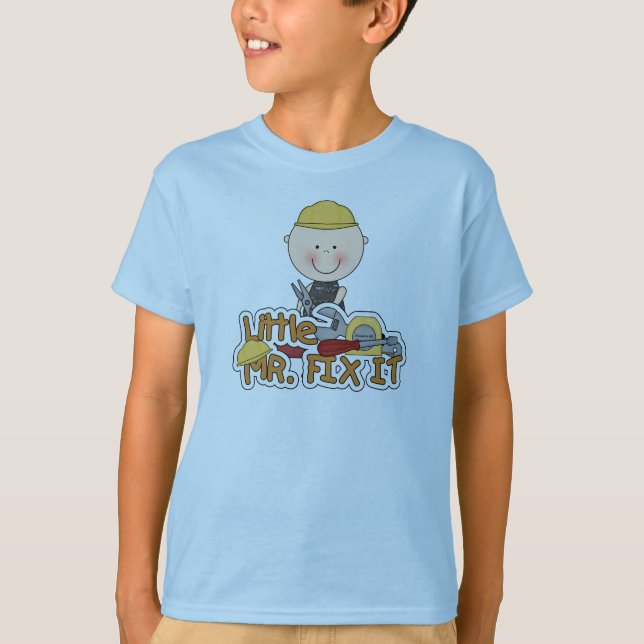 Lite Herr knipa det - plattångT-tröja och gåvor Tee Shirt (Framsida)