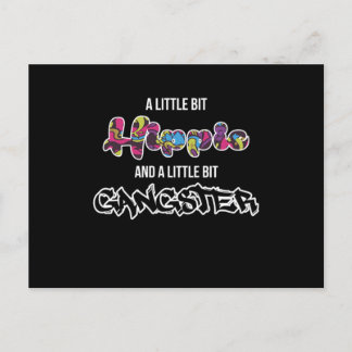 Lite hippie och lite Gangster Musi Vykort