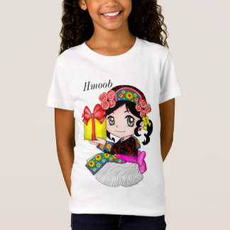Lite Hmong stamflicka T Shirt