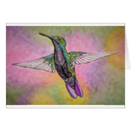 Lite Hummingbird Hälsningskort