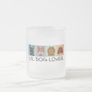 Lite hund älskareTshirts och gåvor Frostad Glasmugg