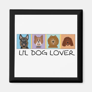 Lite hund älskareTshirts och gåvor Magnet
