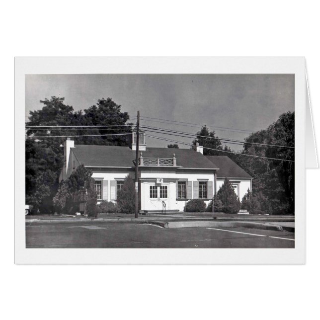 Lite hus i Millburn/kort backar NJ OBS Kort (Framsidan Horizontal)